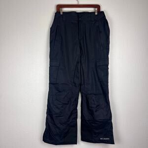 Columbia Omni-Tech Omni-Heat Snow Pants Black Waterproof Insulated SM8386